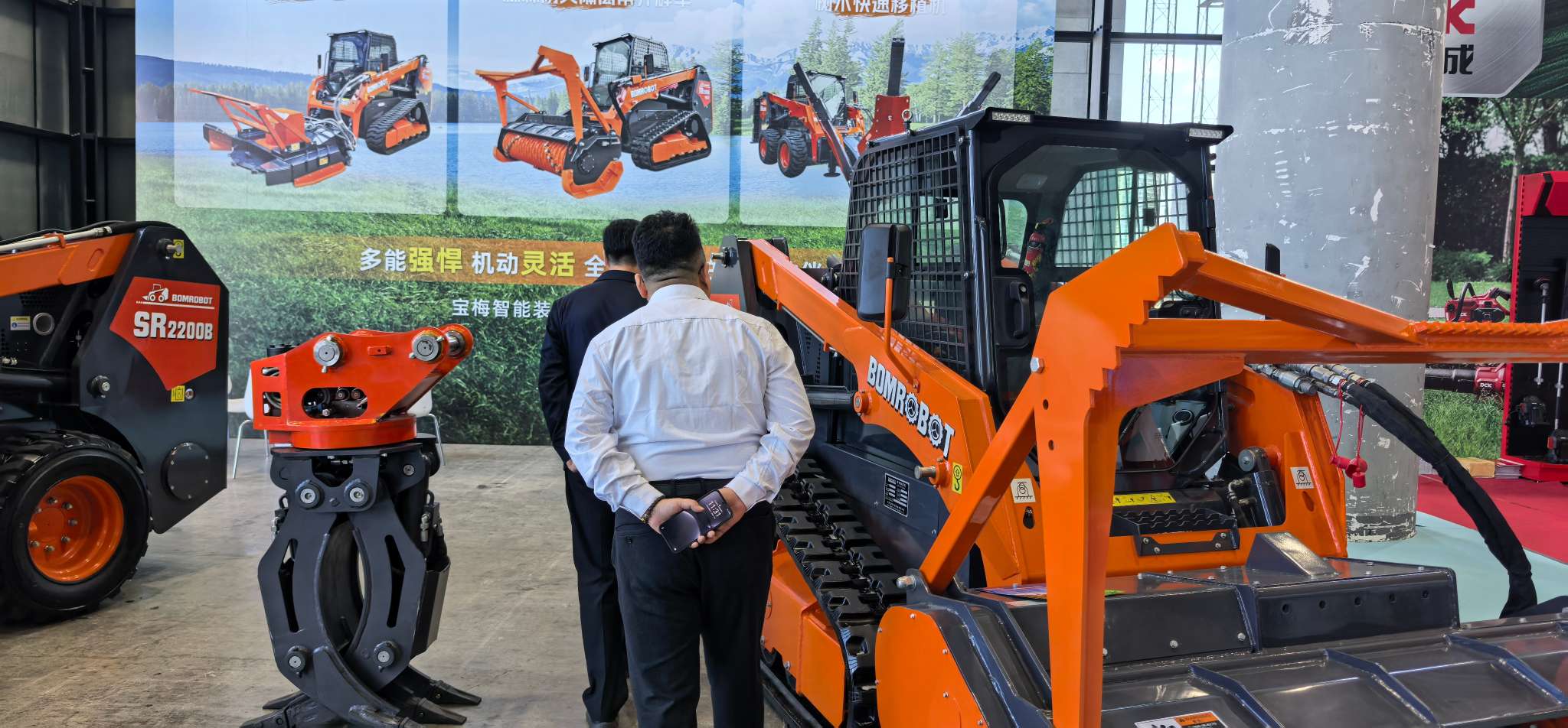 参展2025广西林业展，宝梅智能展示园林苗木作业装备