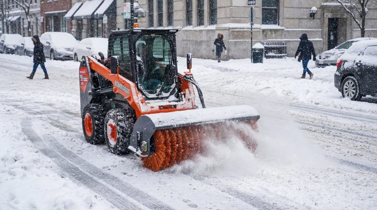 多功能设备服务市政园林除雪工况